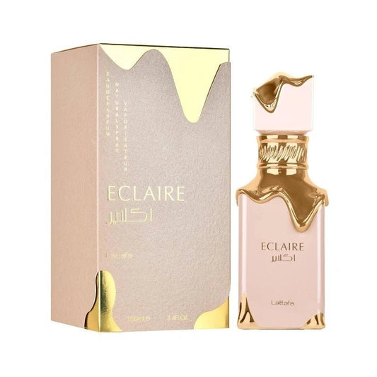 Lattafa Eclaire Eau de Parfum 100ml – Sweet Vanilla Caramel Gourmand Perfume for Women | Free USA Delivery image 0