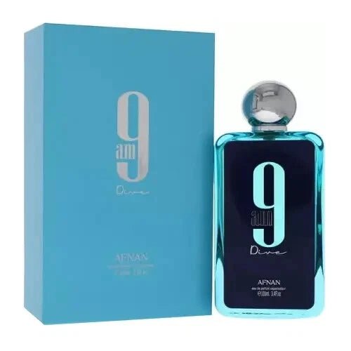 Afnan 9AM Dive Eau De Parfum 100ml – Fresh Aquatic Citrus Fragrance for Men | Long Lasting Perfume USA image 0