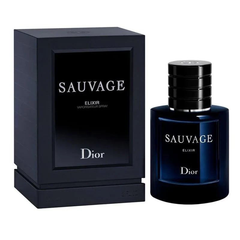 Dior Sauvage Elixir Parfum 2.0 oz Spray by Dior – Ultra Intense Spicy Woody Men’s Fragrance | Free UK 3-Day Delivery