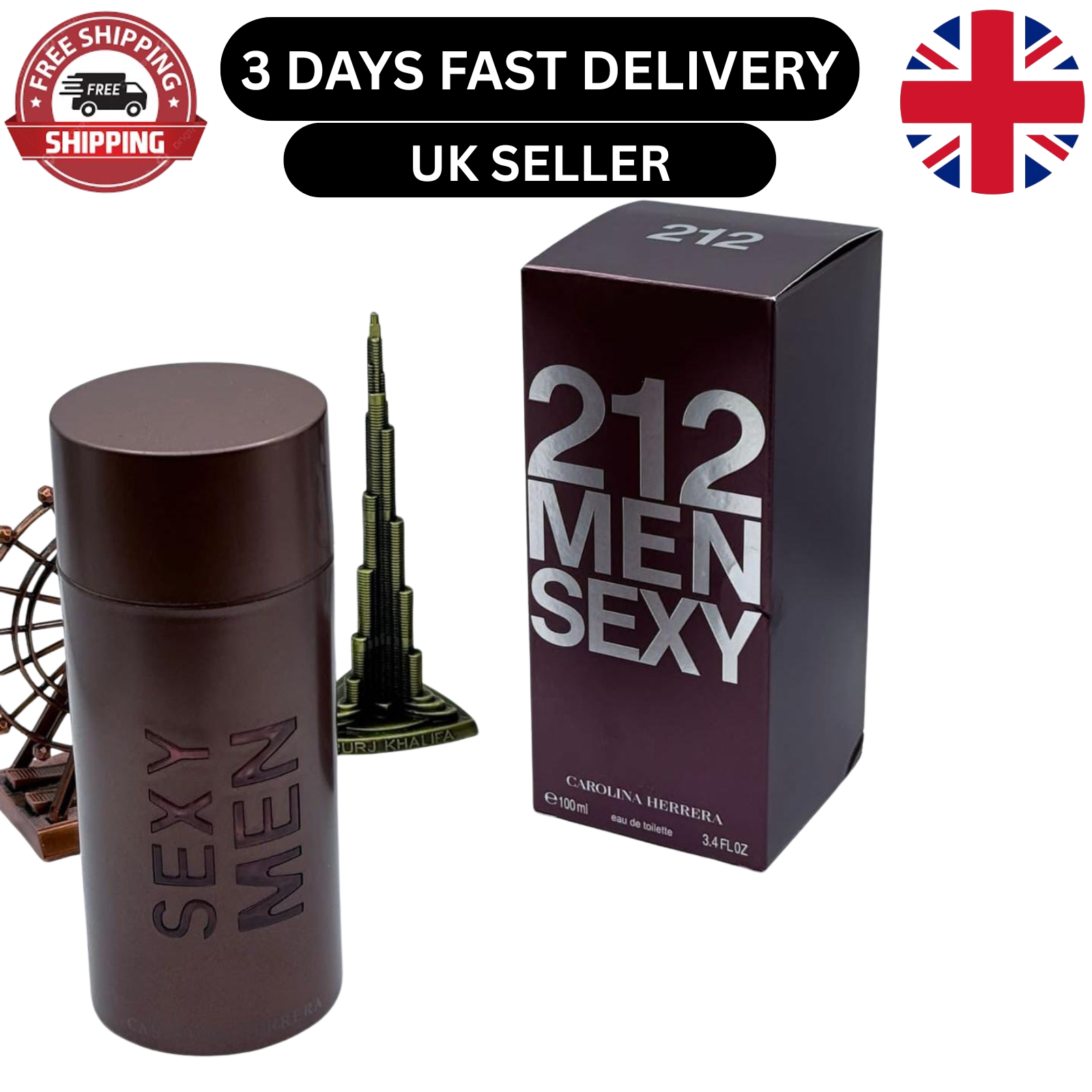 Carolina Herrera 212 Sexy Men Eau de Toilette 100ml